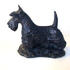 Vtg Scottish Terrier Cast Metal Figurine Bronze Finish 5.5" long England