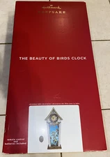 HALLMARK Keepsake 2020 THE BEAUTY OF BIRDS CLOCK The CHRISTMAS Tabletop MUSICAL