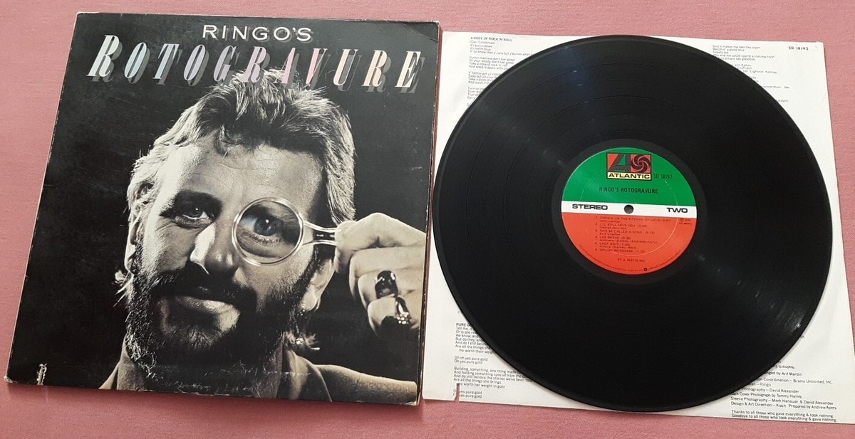 Ringo's Rotogravure GF gatefold LP Ringo Starr 1976 Atlantic
