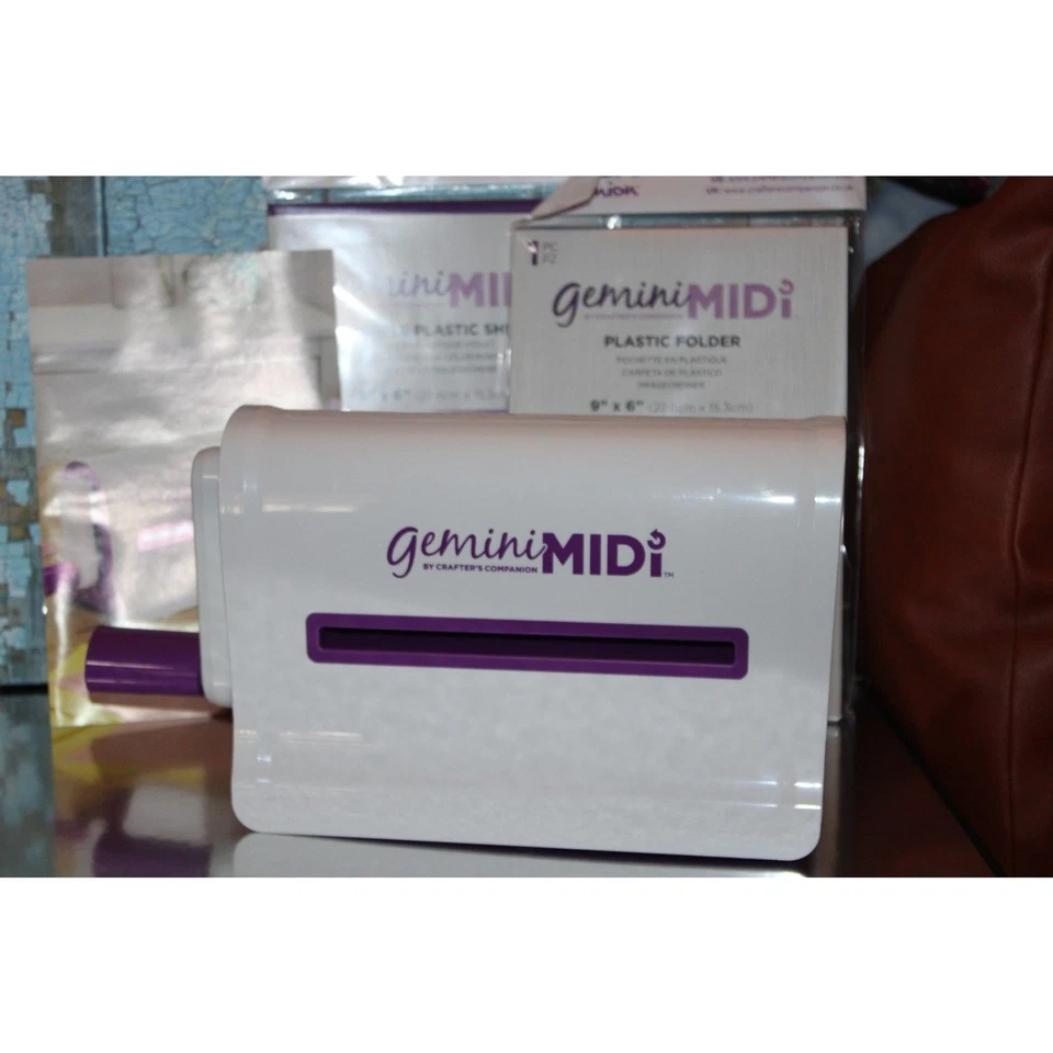 СОВЕРШЕННО НОВЫЙ С ЧЕХЛОМ GEMINI MIDI ШТАМПОВОЧНЫЙ РЕЗАК И ТИСНЕНИЕ ПЛЮС ДОПОЛНИТЕЛЬНЫЕ ПРИНАДЛЕЖНОСТИ - Изображение 3 из 4