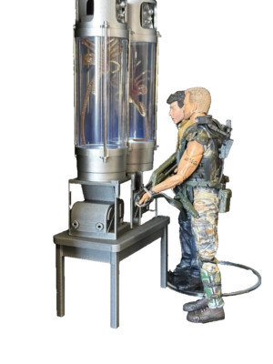Zubehör für NECA Alien Figuren Tischständer + Motor