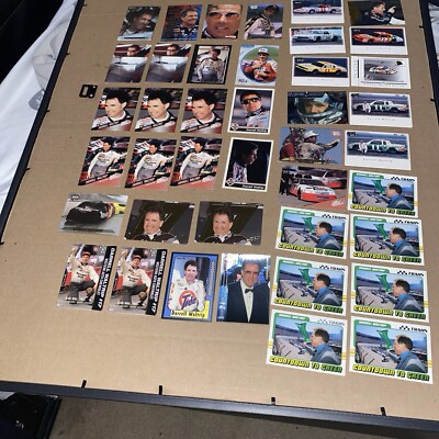Darrell Waltrip NASCAR 41 Card Set & Cast Iron Fueling Crew Car Team