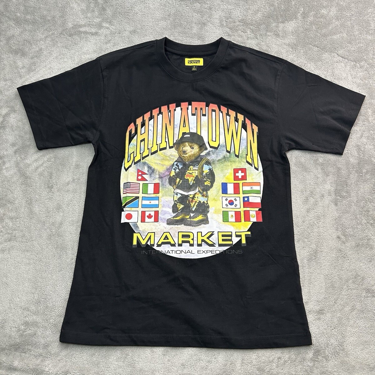 Chinatown Market Shirt Mens Medium International Expedition Bear