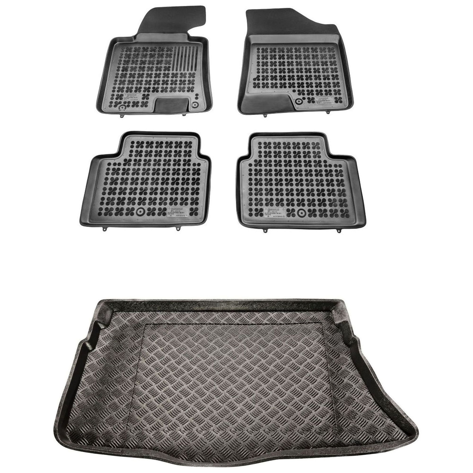 Tapis de coffre PE accessoires tapis de sol Hyundai i30 II protection intérieur