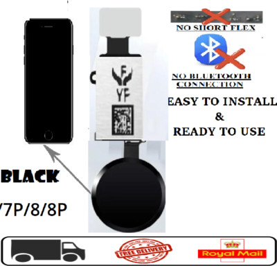 Für iPhone 7 7 Plus 8 8 Plus Schwarz Home Button Flex Kabel Ersatz