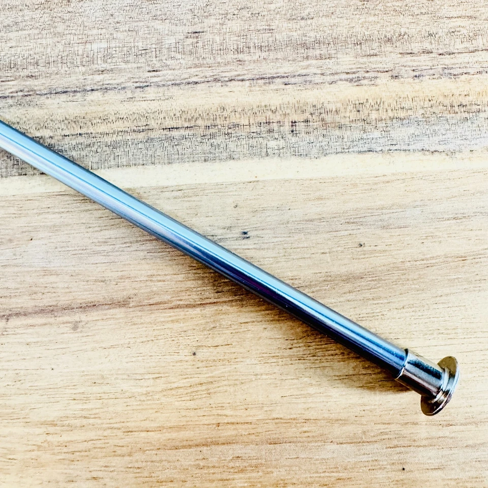 Gancho de ganchillo tunecino Boye talla I 5,5 mm cabeza cónica azul 9" de largo Foto 2 de 4