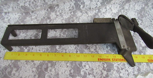 Vintage / Antique Paper Cutter PHOTO TRIMMER Cast Iron? 18"