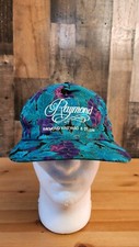 Vintage 90s Raymond Vineyard Wine Grape And Vines Snapback Hat Cap Made In USA
