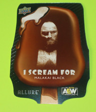 2022 Upper Deck Allure AEW I Scream For Malakai Black #ISF-15 Die Cut