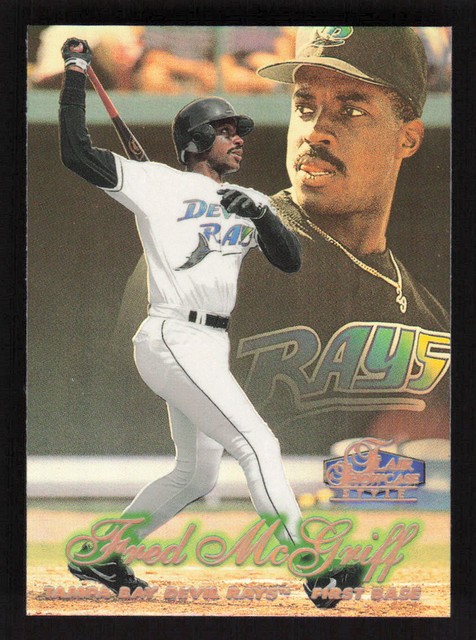 1998 Flair Showcase Row 2 #108 Fred McGriff Tampa Bay Devil Rays