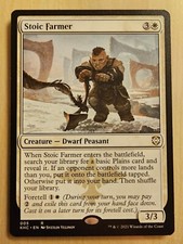 MTG Stoic Farmer [Kaldheim Commander, Near Mint]