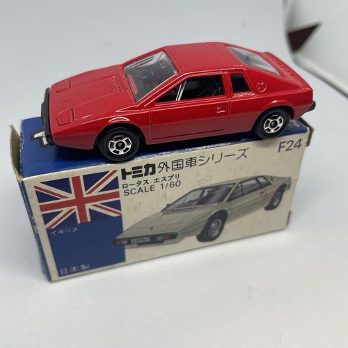 Tomica Blue Box Foreign Car Series F24 Lotus Esprit eBay