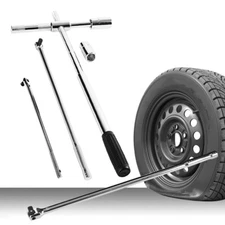 1/2inch Drive Breaker Bar Tool For Socket Wrench Cr-V Steel 15/18/24 Long Handle