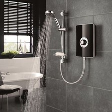 Triton Aspirante Electric Showers Black White Steel Sand Gun Metal 8.5kW 9.5kW