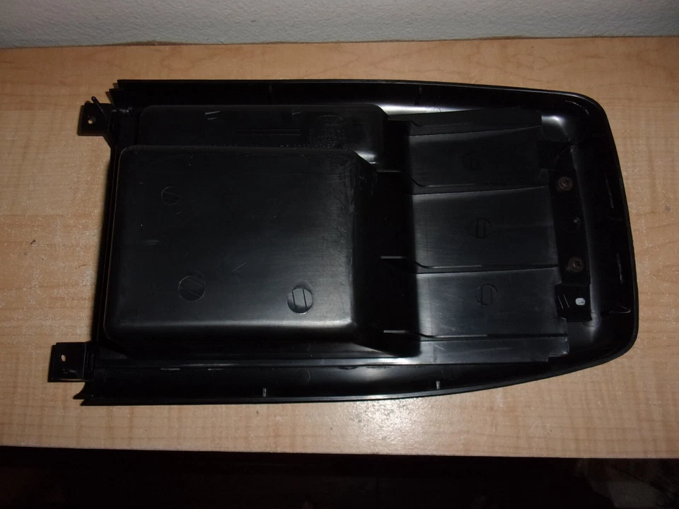 1992 93 94 1995 Ford Taurus Mercury Sable console central lixeira de armazenamento acabamento preto - Imagem 4 de 4