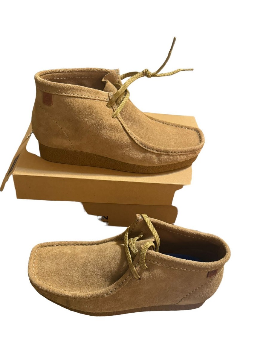Clarks Wallabee Shacre Boot Dark Sand Men Size 10 | eBay