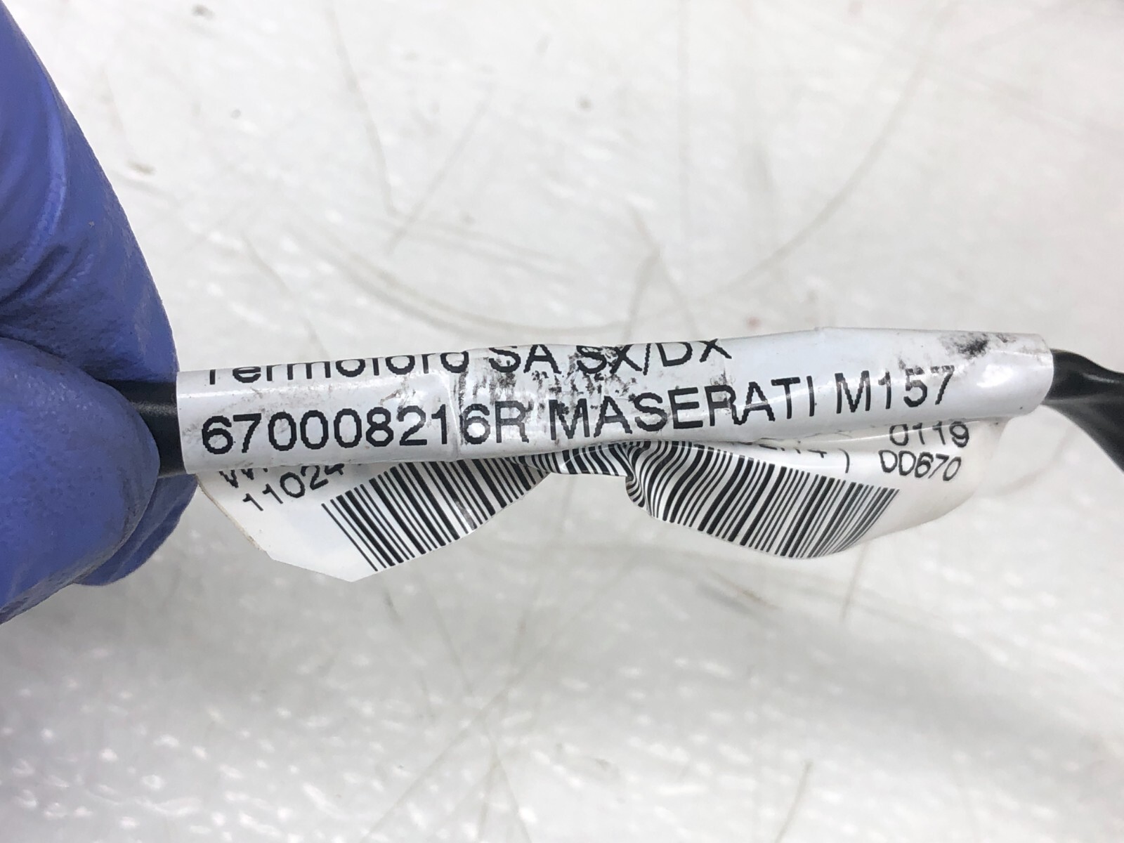 2014-2019 MASERATI GHIBLI SQ4 LEFT DRIVER FRONT SEAT UPPER CUSHION OEM.