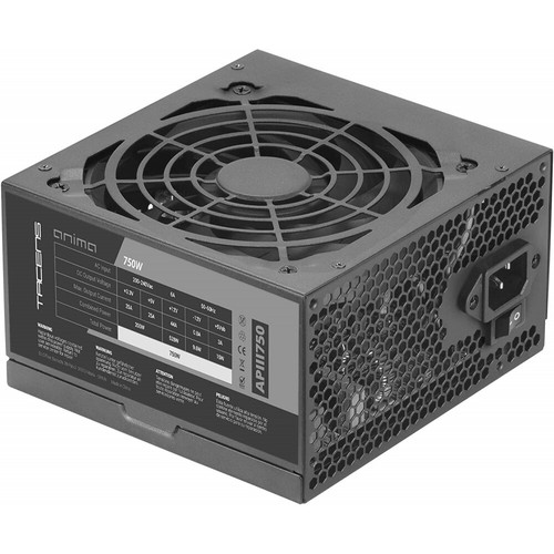 MARSGAMING MPIII850, pc-voeding ATX 850 W, stille AI-RPM-technologie, 85% efficiëntie, wit