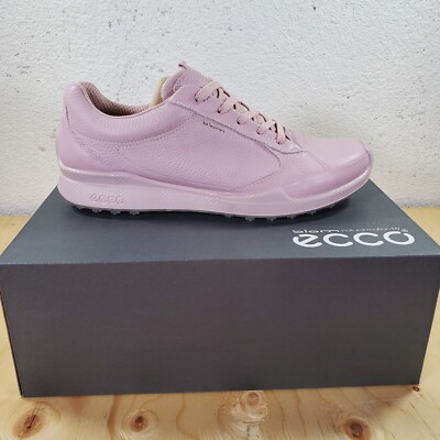 ECCO Biom Golf Hybrid Shoes Womens 10 - 10.5 US Pink Violet Ice Retro - 100573