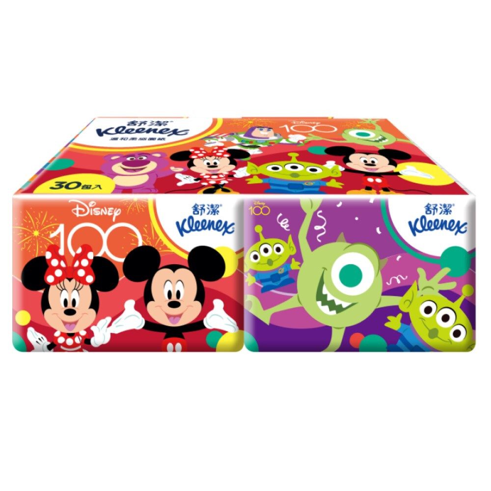 KLEENEX x DISNEY] 100TH ANNIVERSARY Hand Travel Pocket Tissues