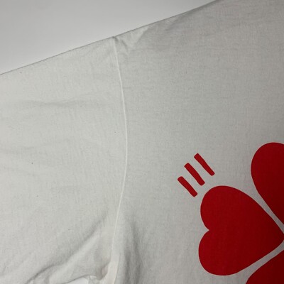 HUMAN MADE HEART CLOVER T-SHIRT VINTAGE SINGLE STITCH MADE IN