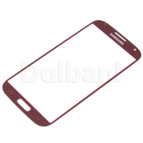41-06-1136 Czerwony wymienny ekran Szklany wyświetlacz do Samsung Galaxy S4 I9500 - Zdjęcie 1 z 2