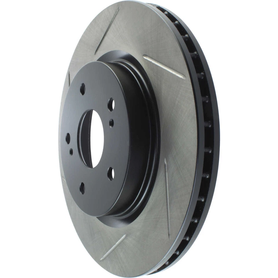 Rotor de freno de disco-Sport Slotted Stoptech para 06-13 Suzuki Grand Vitara Foto 4 de 4