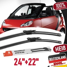 SCHEIBENWISCHER 600/550mm WISCHBLATT VORNE PASSEND FÜR A294S SMART FORTWO 451 DE