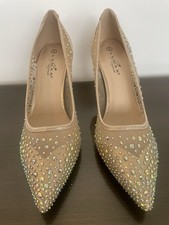 Gold Sparkling Heels Size 8