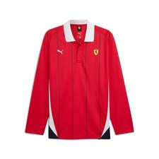  631265-02 Mens Puma FERRARI RACE JERSEY LS POLO