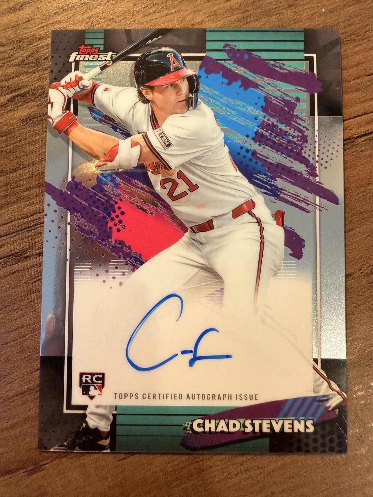 2026 Topps Finest - Finest Autographs Chad Stevens #FA-CHS (AU, RC)