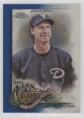 2022 Topps Allen & Ginter Chrome Blue Refractor /150 Randy Johnson #78 HOF 19wd