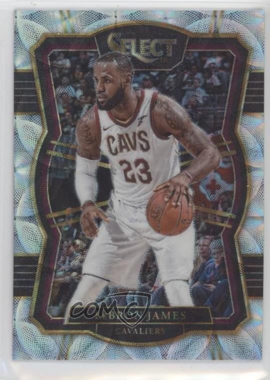 2017-18 Panini Select Premier Level Scope Prizm LeBron James #122 d4v