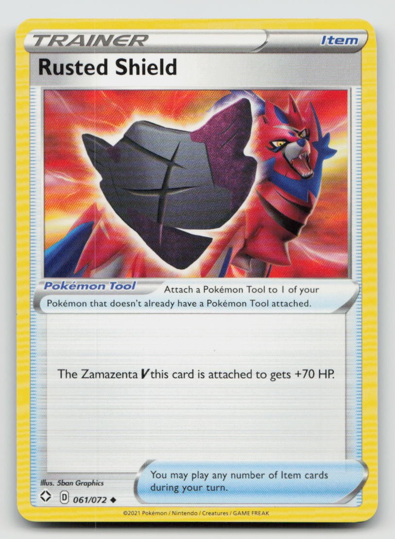 Rusted Shield 061/072 Uncommon Shining Fates Pokemon NM/M