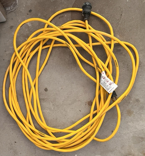 Yellow Jacket 50 Ft. 12/3 SJTW Outdoor Lock Jaw Extension Cord
