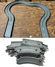 10pc 1993 TYCO TCR Total Control Racing HEART-THROB CORNERS Track Expansion Pack