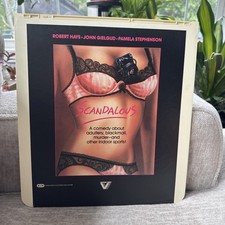 Scandalous 1984 Murder Mystery CED VideoDisc Vestron Robert Hayes Tested Works