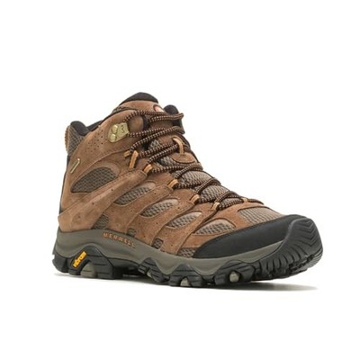 Merrell Men's Moab 3 Mid Waterproof Hiking Boot Brown Earth 8