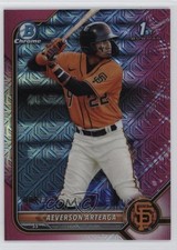 2022 Bowman Mega Box Fuchsia Mojo Refractor 4/199 Aeverson Arteaga #BCP-82 10k8