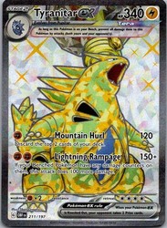 Tyranitar ex 211/197 Obsidian Flames