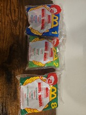 Vintage Lot of 3 Marvel Superheroes McDonald's Happy Meal Toys 1996 NIS