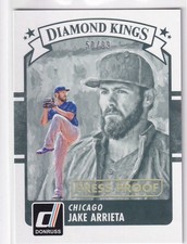 JAKE ARRIETA /99 DONRUSS GOLD PRESS PROOF PARALLEL CHICAGO CUBS #5 2016 PANINI