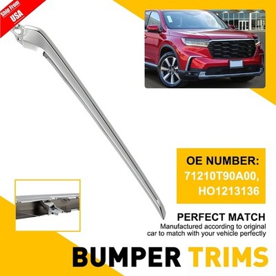 For Honda Pilot 2023 Front Right Bumper Grille Chrome Molding Trim 71210T90A00
