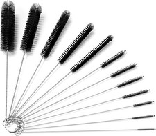 9.5 Inches Long Straw Cleaner Brush Set, 12 Pack Straw Pipe Cleaner Brush Set,