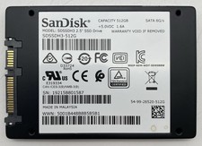SanDisk Ultra 512GB SATA 2.5" Solid State Drive P/N: SDSSDH3-512G