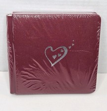 New Creative Memories 7x7 Red With Heart 12 Page Album New Sealed