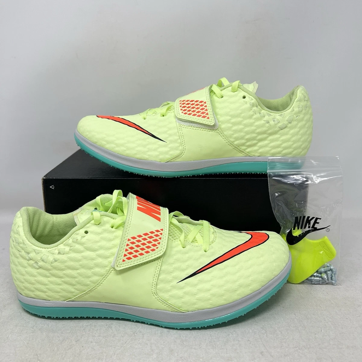 Nike Jump Elite High Barely Volt Hyper Orange for Sale 