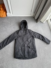 Bluezoo puffer coat black age 12-13