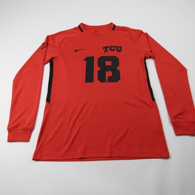  TCU Horned Frogs Nike Dri-Fit Practice Jersey - Soccer Men's Orange Used M