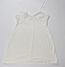 VTG La Perla Malizia Cream White Lace Slip Dress Camisole 90s Coquette Italian
